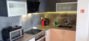 Fridge, microwave, oven, stovetop - Europa,2br,2bth Villa With Private Pool And Stunning Sea Views (Skiathos Island)