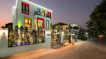 Front of property - evening/night
