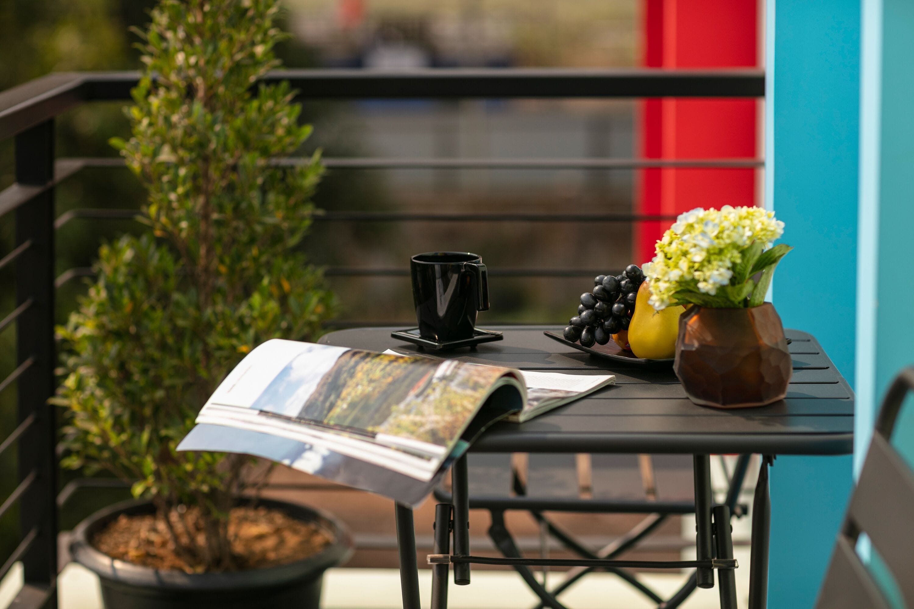 family room | balcony view
