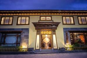 Front of property – evening/night