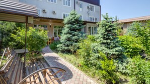 Front of property – evening/night - Kausar (Bishkek)