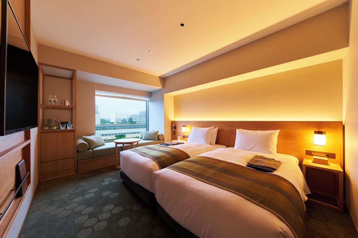 [Mt. Fuji view] Superior Twin(Lower Floor) Non Smoking | In-room safe, WiFi (free), bed sheets