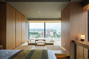 Habitación Deluxe con 2 camas individuales, para no fumadores (Japanese Western Style, Corner) | Vista desde la habitación