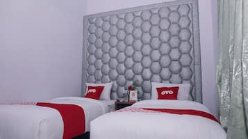 Kamar Twin Standar | Wi-Fi gratis dan seprai linen