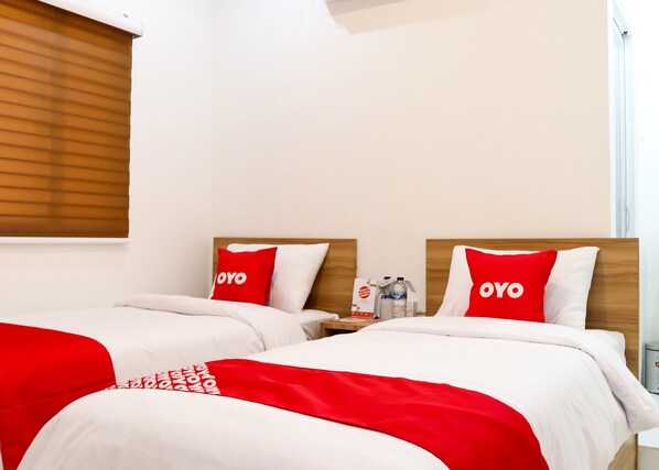 標準雙床房 | 免費無線上網、床單