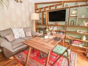 Cottage | Living room | TV - The Cottage @ The Coach House (Wrexham)