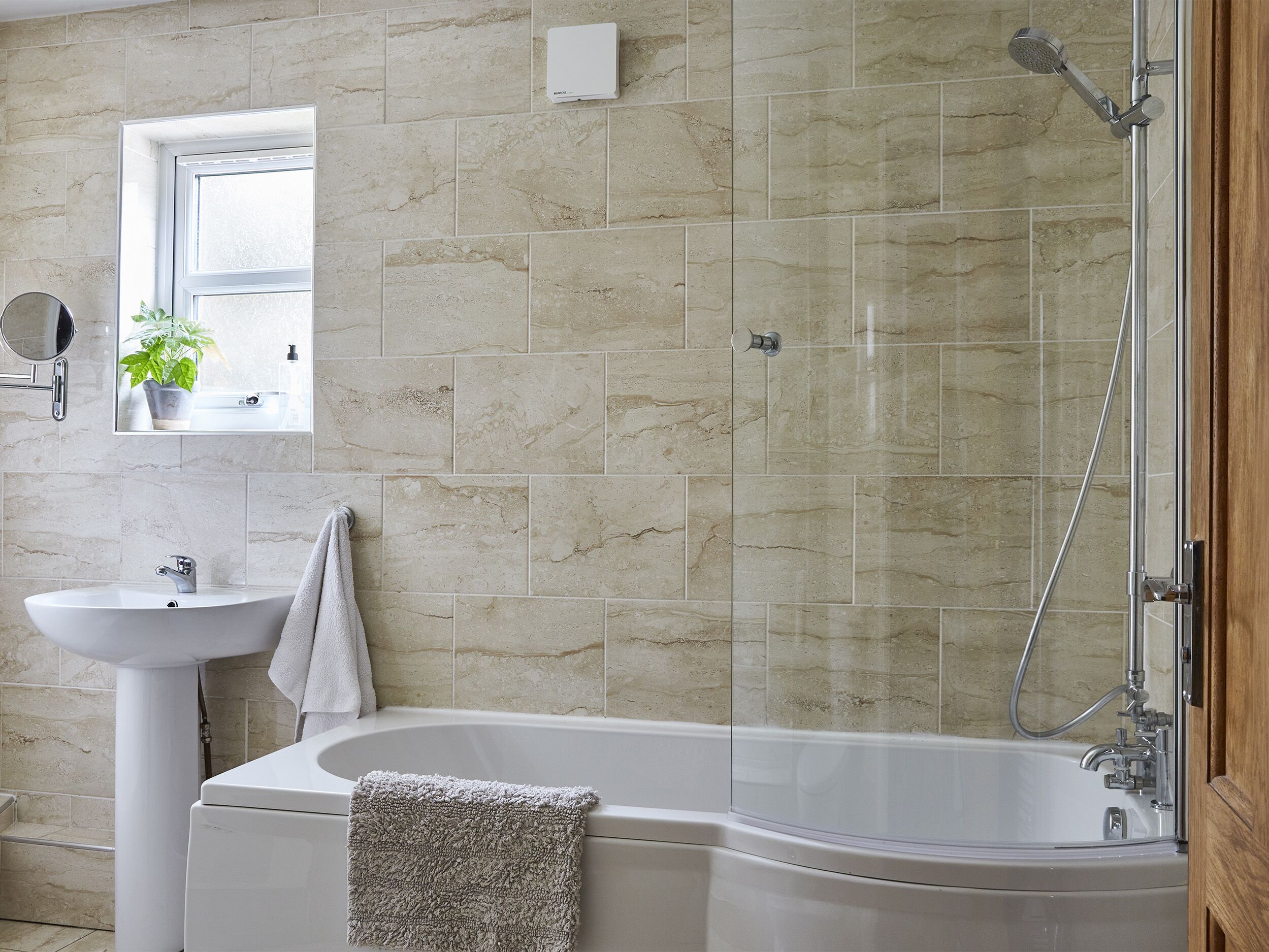 Feriehus | Badeværelse | Bruser