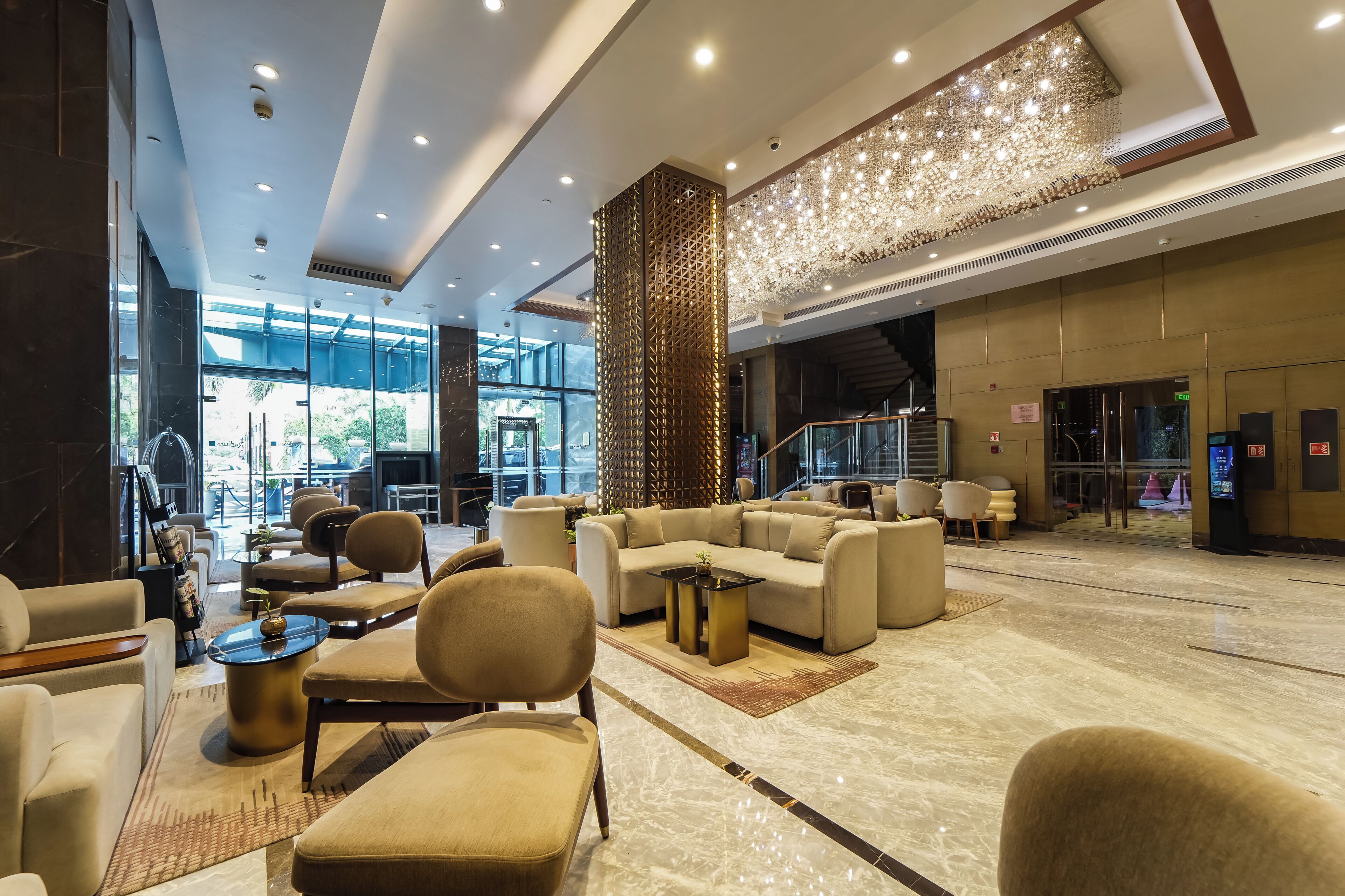 Lobby sitting area
