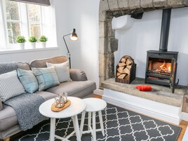 Casa de campo | Sala de estar | Una televisión, una chimenea