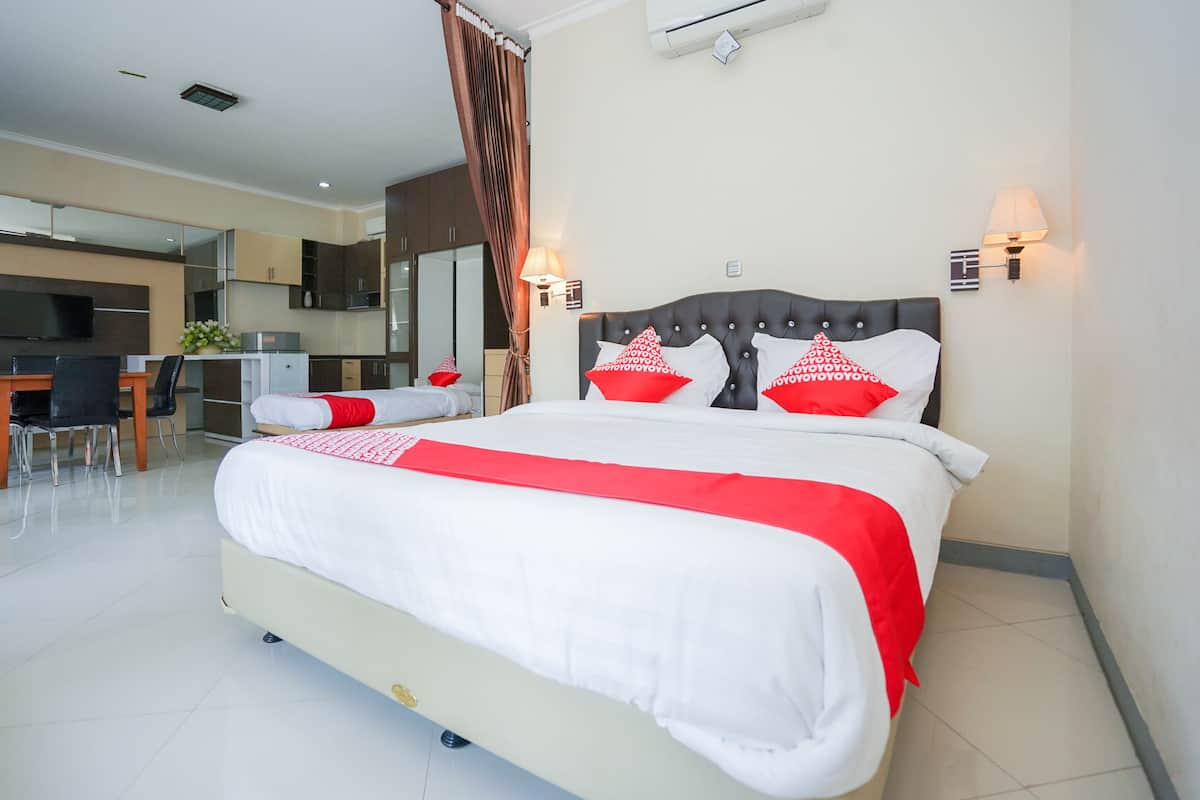 1 habitación, escritorio, wifi gratis y ropa de cama