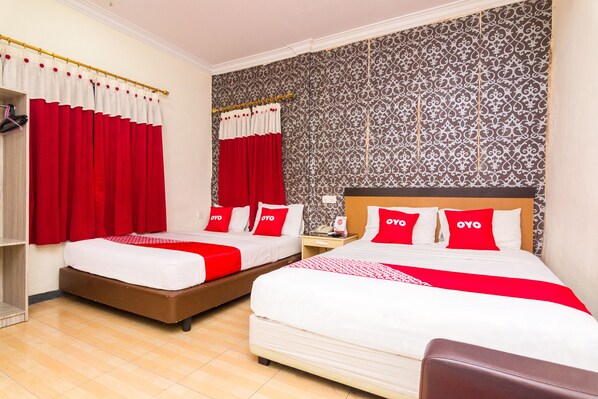 Habitación familiar | Wifi gratis y ropa de cama 