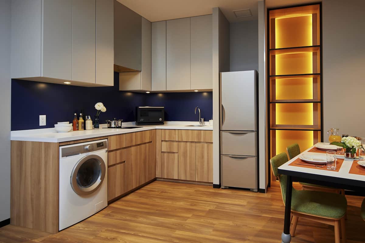 room, 2 bedrooms | private kitchen | fridge, microwave, electric kettle, eco-friendly cleaning products
