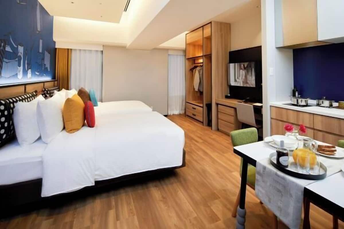 1 bedroom, down comforters, in-room safe, desk