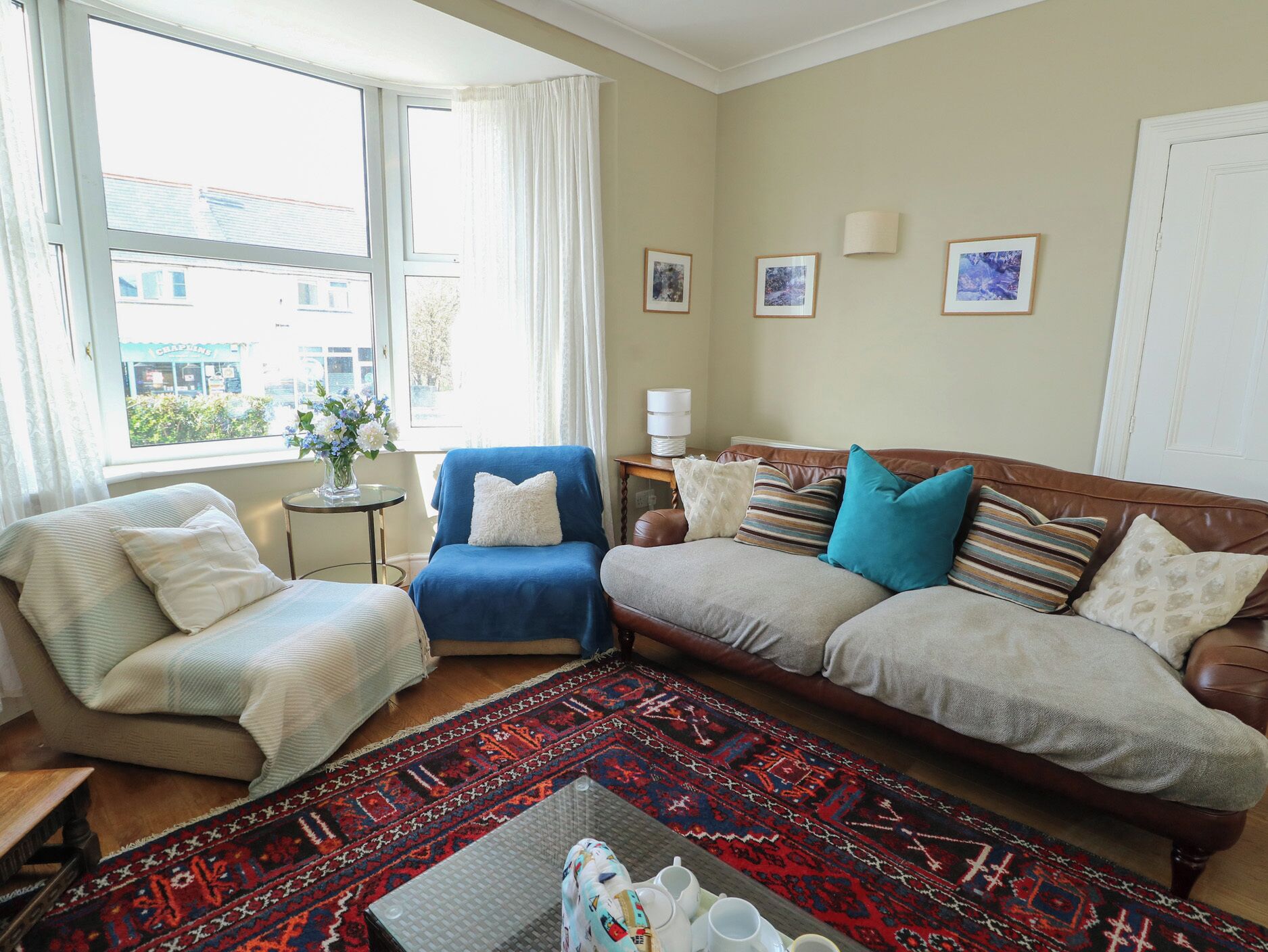 TV, DVD player, ping pong