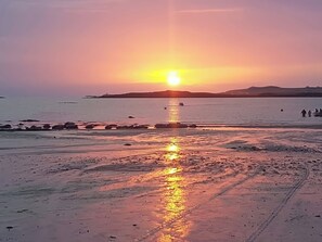 Vlak bij het strand