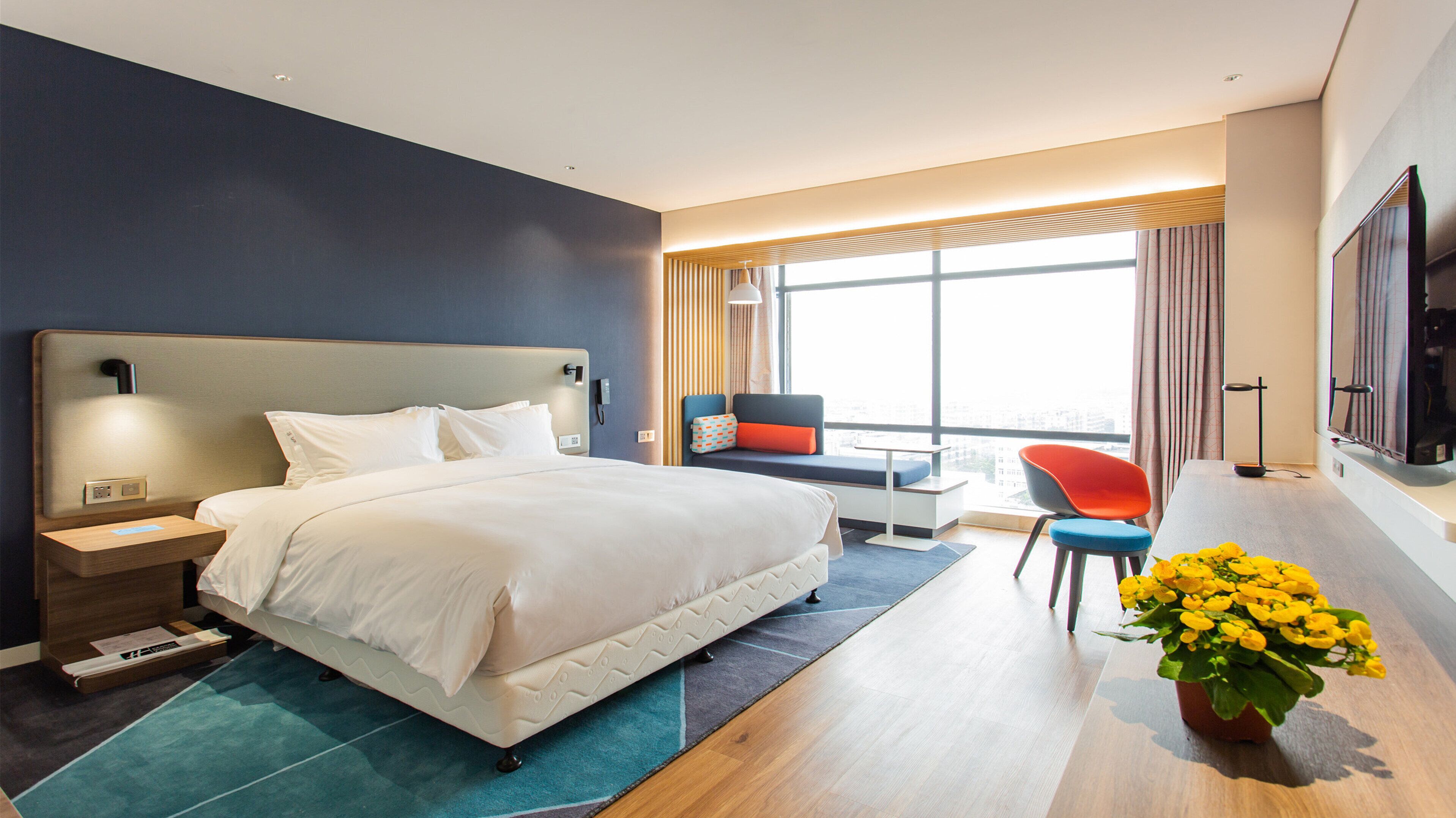 In-room safe, desk, blackout curtains, soundproofing