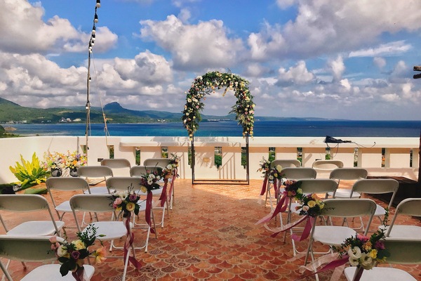 Área de bodas al aire libre
