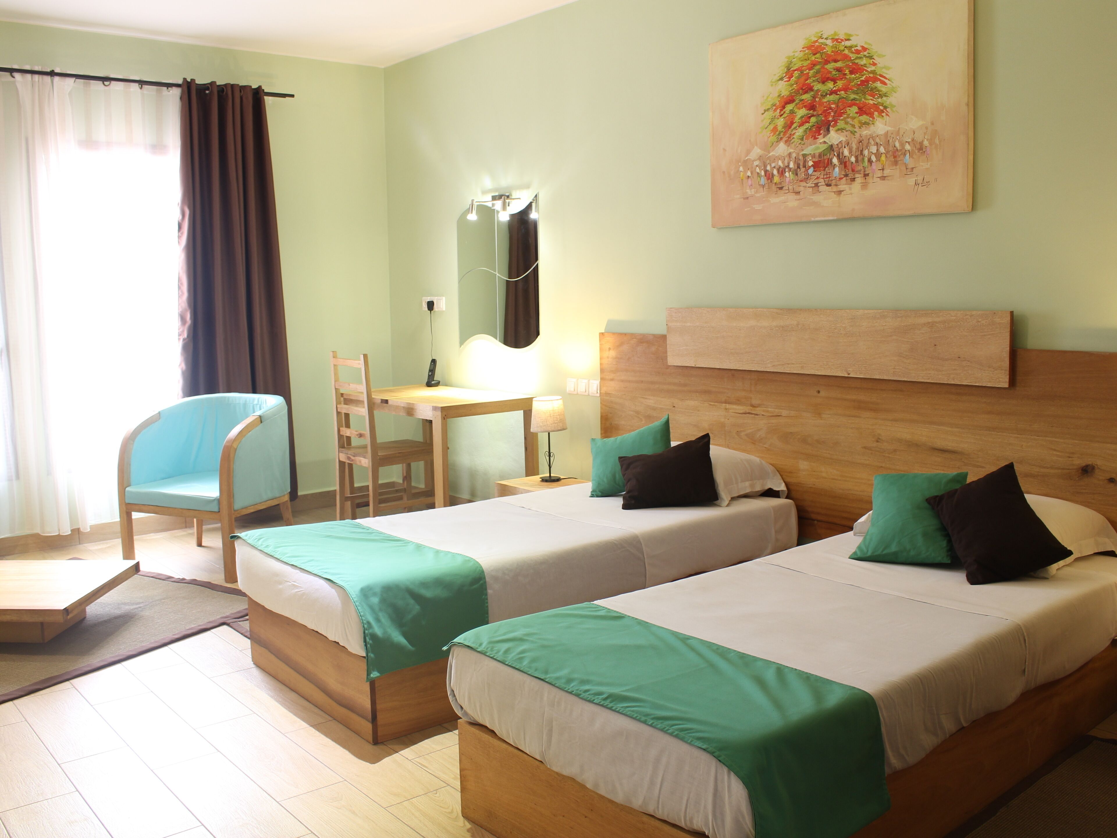 standard double or twin room | 1 bedroom, in-room safe, blackout curtains, soundproofing