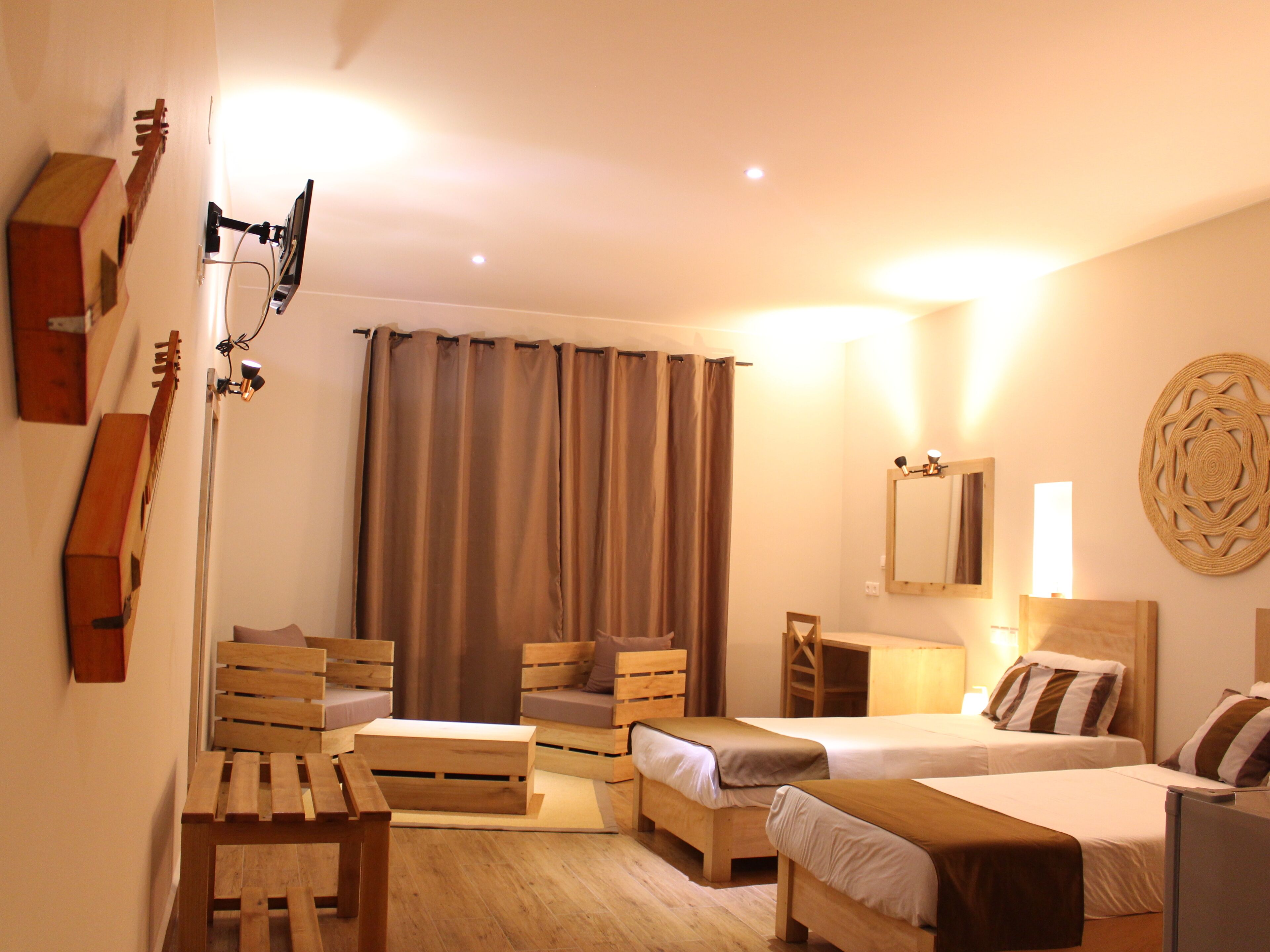 standard double or twin room | 1 bedroom, in-room safe, blackout curtains, soundproofing