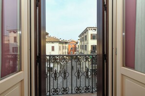 Family Apartment, 2 Bedrooms, City View, Tower | Balcony view - Flowers Apartments (Desenzano del Garda)