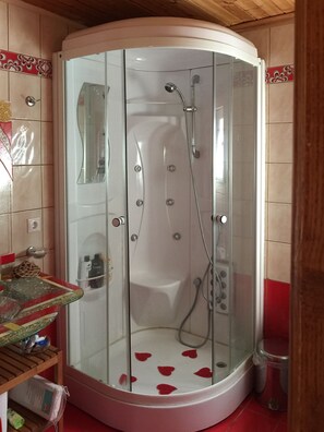 House, 4 Bedrooms | Bathroom shower - Porto Rafti Family 4BD Maisonette (Markopoulo Mesogaias)