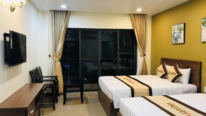 Family Room, Balcony | Minibar, in-room safe, desk, laptop workspace - Vagary Hotel (Phu Quoc)