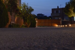 Front of property – evening/night