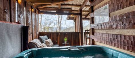 Baignoire à remous extérieure