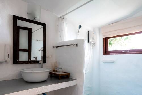 Dusche, Handtücher, Seife