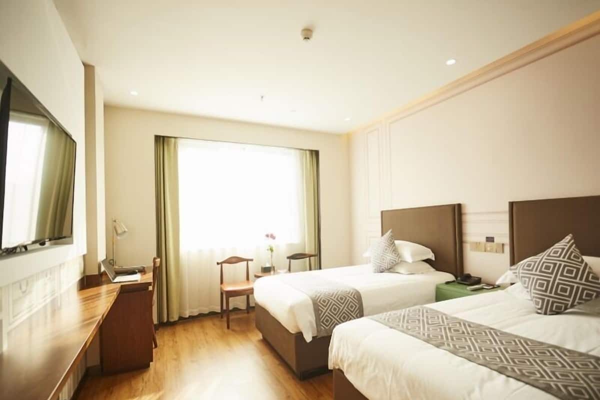 ห้องซูพีเรียทวิน | Wi-Fi ฟรี, ผ้าปูที่นอน