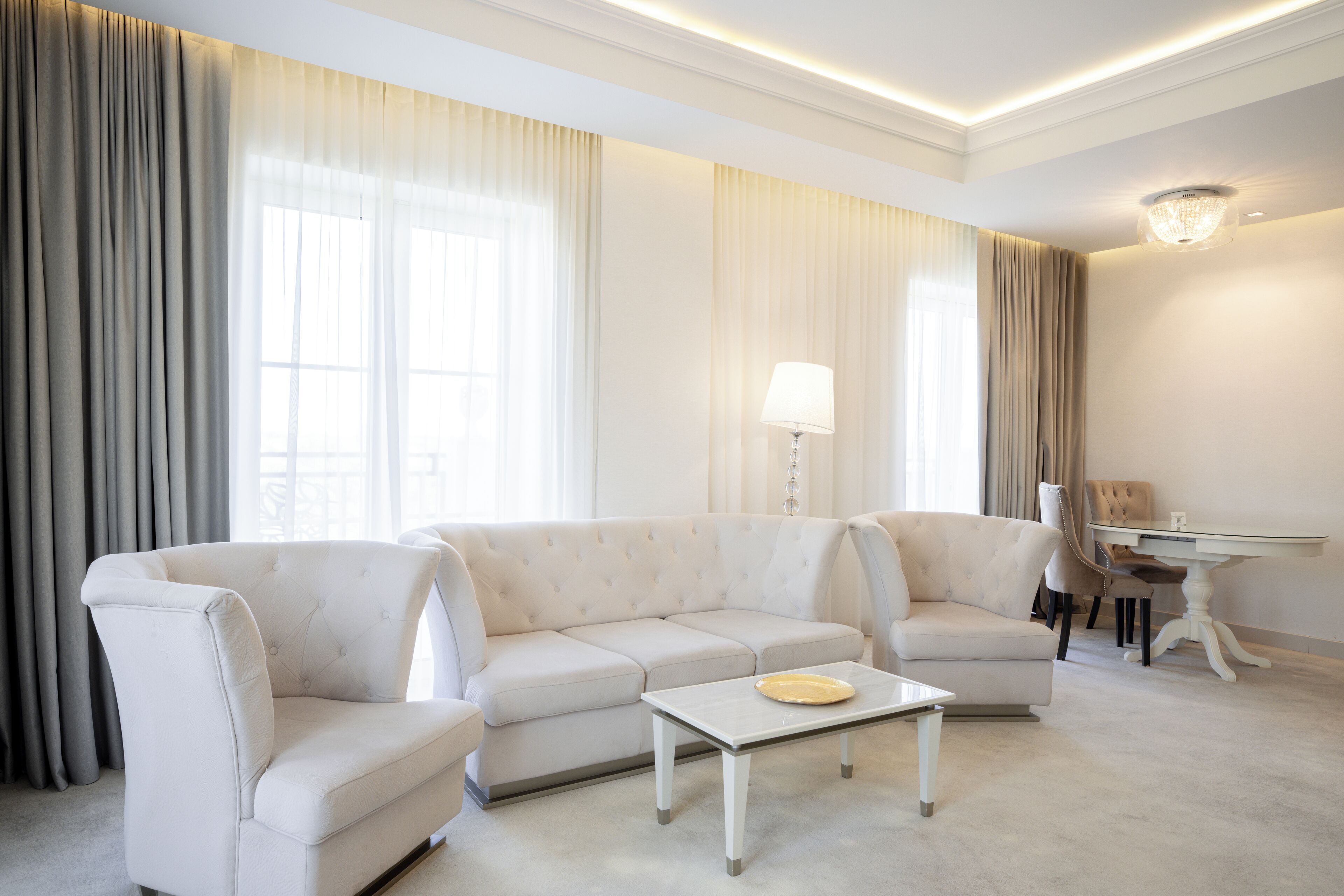 tresor suite | egyptian cotton sheets, premium bedding, memory-foam beds, minibar