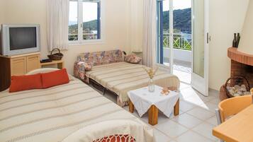 Individually decorated, individually furnished, iron/ironing board