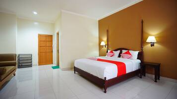 Deluxe suite | Een bureau, gratis wifi, beddengoed