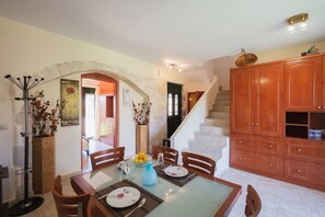 Villa | Coin séjour | Télévision à écran plat