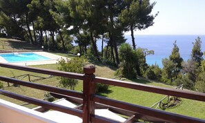 Villa | View from room - Beachside Haven, Poolside Serenity & Sunset Magic (Kassandra)