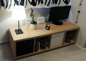 Apartment | Living area | Flat-screen TV - Top of the city Central studio with Acropolis View (Athens)