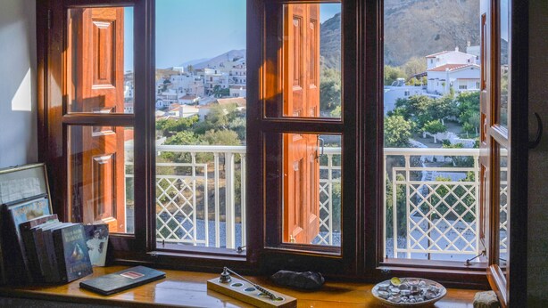 Apartment | 1 bedroom, laptop workspace, iron/ironing board, WiFi (free) - Traditional Karpathian home with panoramic View (Karpathos)