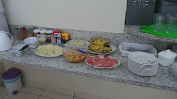 Free buffet breakfast