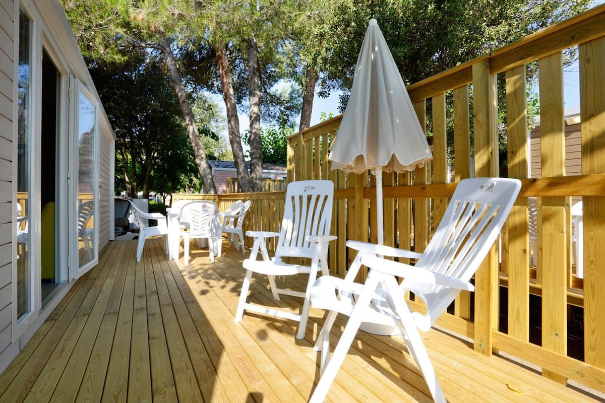 Stacaravan (Suites) | Terras