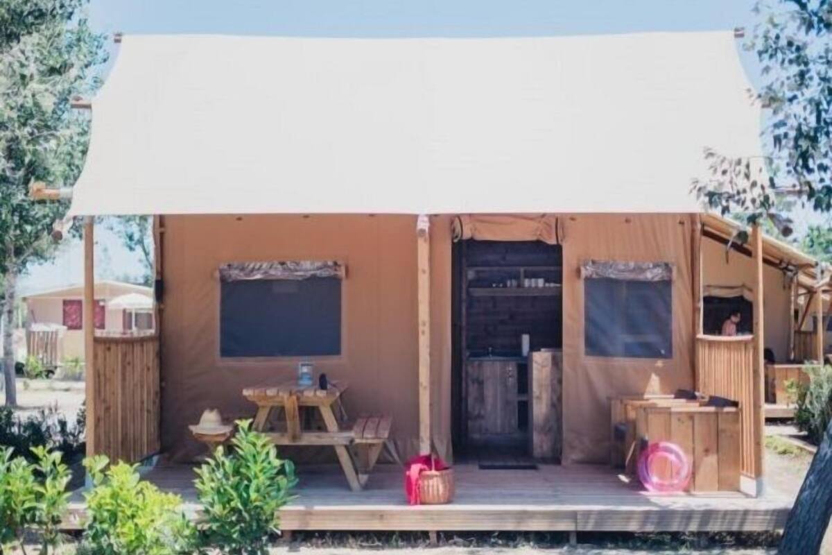 Glamping (Loft) | Teras/patio
