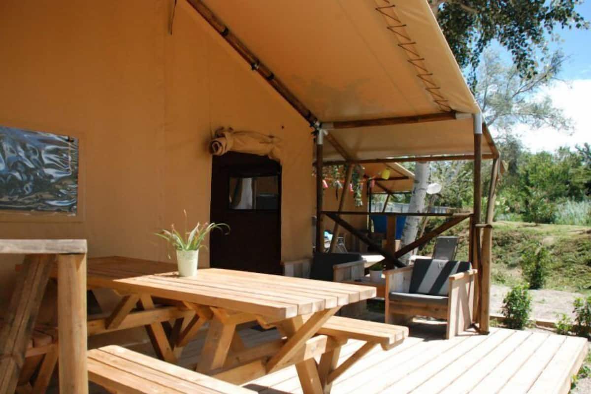 Glamping (Woody) | Teras/patio
