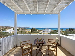 Twin Room, Sea View | Terrace/patio - Alisea Resort (Kimolos)
