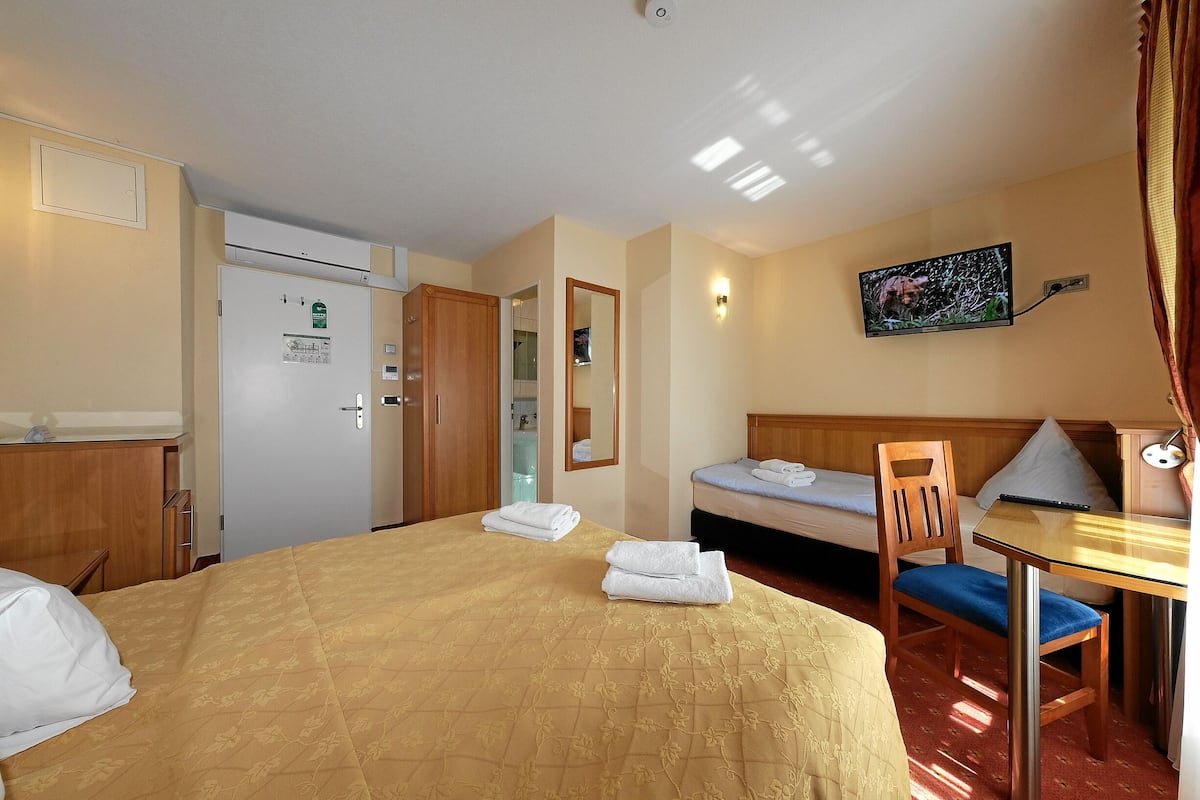 Basic Triple Room, 3 Twin Beds | Hypo-allergenic bedding available, desk, laptop workspace
