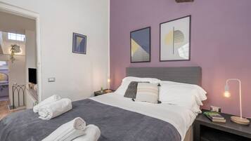 Apartment, 2 Schlafzimmer | 2 Schlafzimmer, Bettwäsche aus ägyptischer Baumwolle