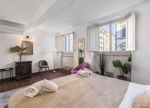 Appartement, 3 chambres | Draps en coton égyptien, literie de qualité, accès au Wi-Fi (inclus)