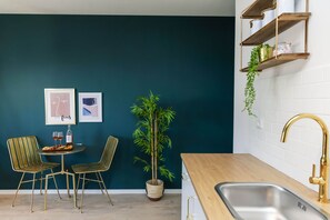 Apartment, 1 Bedroom, Balcony, City View | Private kitchen | Fridge, microwave, oven, stovetop - New - Trendy One Bedroom Apt, Most Popular Area (Jerusalem)