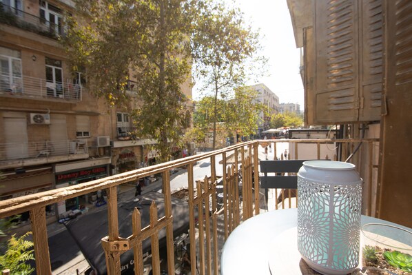 Apartment, 1 Schlafzimmer, Balkon, Stadtblick | Balkon