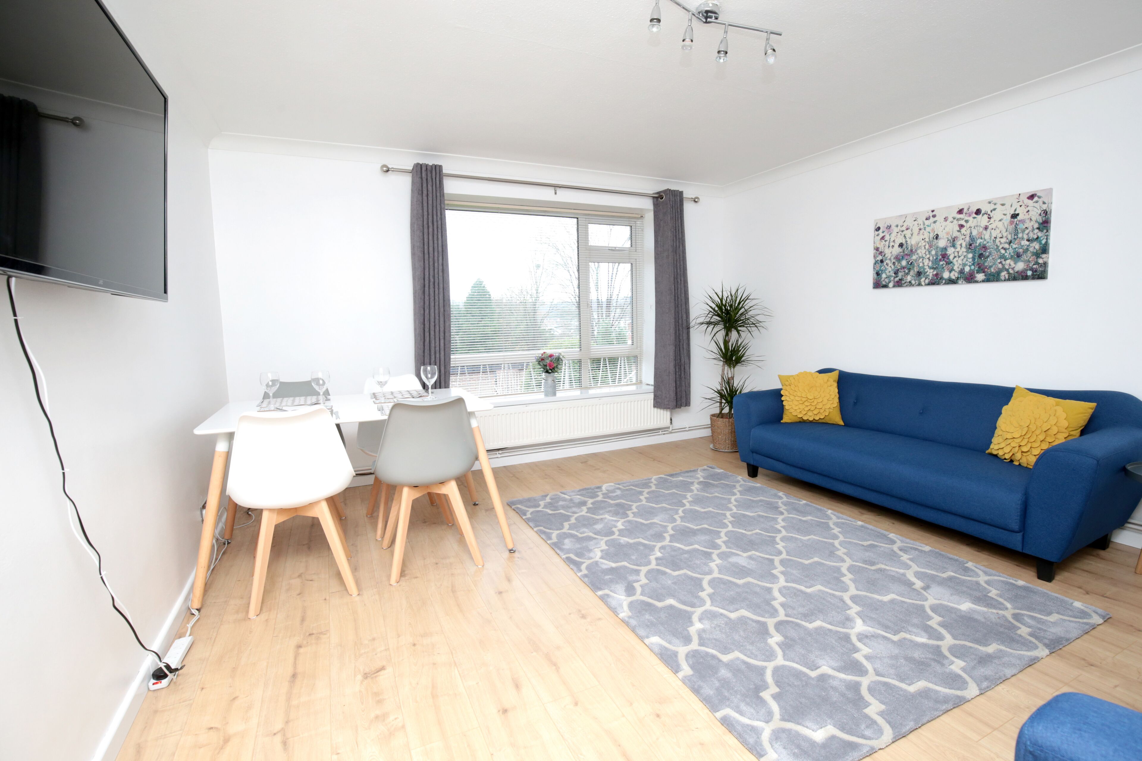 Apartment, 2 Bedrooms | Living area | Flat-screen TV