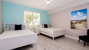 3 makuuhuonetta, silitysrauta/-lauta, ilmainen Wi-Fi, vuodevaatteet