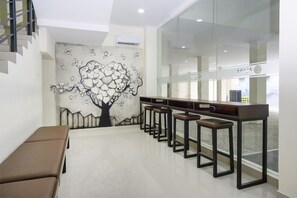 บริเวณนั่งเล่นที่ล็อบบี้